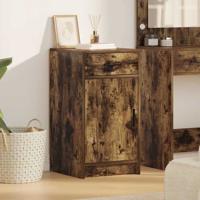 Dressoir met lade Gerookt eiken 40 x 40,5 x 75 cm Bewerkt hout