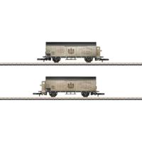 Märklin 82553 Z set van 2 gesloten goederenwagons Kessler-transport van de DRG