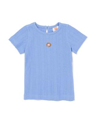 HEMA Baby T-shirt rib blauw (blauw)