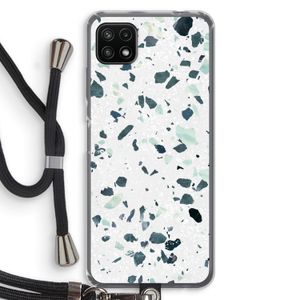 Terrazzo N°2: Samsung Galaxy A22 5G Transparant Hoesje met koord