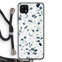 Terrazzo N°2: Samsung Galaxy A22 5G Transparant Hoesje met koord