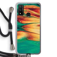Green Inferno: Huawei P Smart (2020) Transparant Hoesje met koord
