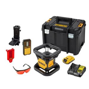 DeWALT DCE074D1R Volautomatische Roterende Laser Rood 18V 2.0Ah Li-ion