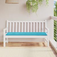 VidaXL Tuinbankkussen 150x50x4 cm oxford stof turquoise