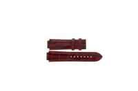 Horlogeband Tissot T0613101603101A / T610031317 Leder Rood 14mm