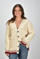 Ami Paris vest UKC168.KN0068 white cream
