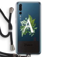 Green Brush: Huawei P20 Pro Transparant Hoesje met koord