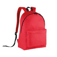 Schooltas/rugzak voor tieners/volwassenen - 27 L - boekentas - rood - 30 x 19 x 42 cm