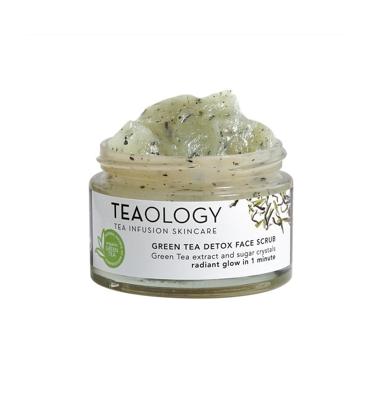 Green tea detox face scrub