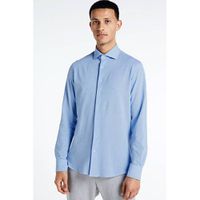Profuomo slim fit jersey overhemd - thumbnail