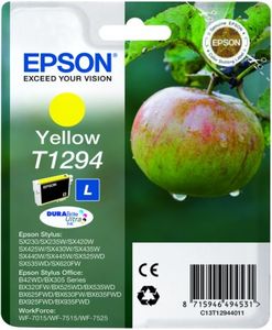 Epson Apple Singlepack Yellow T1294 DURABrite Ultra Ink