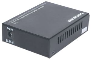 Intellinet 510530 netwerk media converter 100 Mbit/s Single-mode Zwart