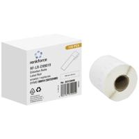 Renkforce Rol met etiketten Compatibel vervangt DYMO DYMO 99019 190 x 54 mm Papier Wit 110 stuk(s) Permanent hechtend Universele etiketten RF-6027812