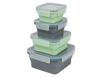 SILVERCREST Opvouwbare vershoudbakjes of lunchbox (Vierkant)