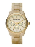 Horlogeband Michael Kors MK5039 Kunststof/Plastic Beige 18mm