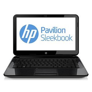 HP Pavilion Sleekbook 14-b005ed Notebook 35,6 cm (14") Tweede generatie Intel® Core™ i3 4 GB DDR3-SDRAM 320 GB HDD Windows 8 Zwart