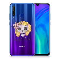 Silicone Back Case Honor 20 Lite Boho Skull - thumbnail