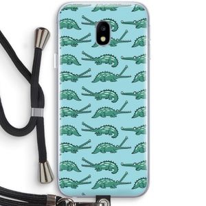 Kroko: Samsung Galaxy J3 (2017) Transparant Hoesje met koord