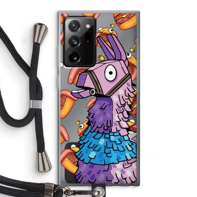 Loot Burger: Samsung Galaxy Note 20 Ultra / Note 20 Ultra 5G Transparant Hoesje met koord