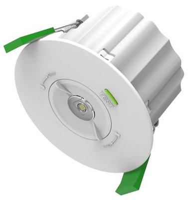 Profolux LED noodverlichting in/opbouw 1,8W wit rond IP20 - 5021715