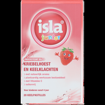 Isla Junior Aardbei Keelpastille 20 Stuks bij Jumbo