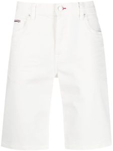 Tommy Hilfiger short en coton à coupe droite - Blanc