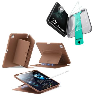 iPad Pro 13ʺ (2025) Flip Magnetic Protection Bundle - Brown