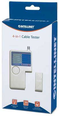 Intellinet 351911 Netwerktester Geschikt voor: CAT 3, CAT 4, CAT 5, CAT 5e, CAT 6, CAT 6A