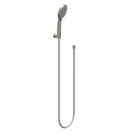 IVY Handdoucheset - verstelbaar - 3 standen - met verstelbare wandsteun - doucheslang 150cm - staafmodel - 120 cm - Geborsteld nickel PVD 6901113 IVY Handdoucheset - verstelbaar - 3 standen - met verstelbare wandsteun - doucheslang 150cm - staafmodel - 120 cm - Geborsteld nickel PVD 6901113