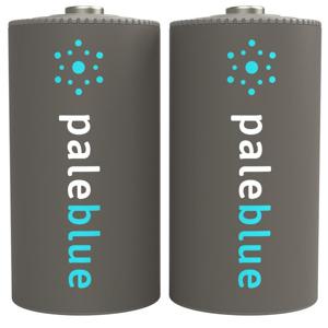 Pale Blue 2x D cell Lithium 1,5V oplaadbare batterij met USB