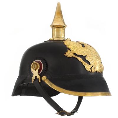VidaXL Pickelhaube germaans replica larp staal zwart