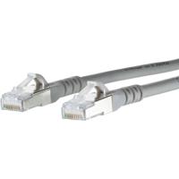 Metz Connect 130845B533-E RJ45 Netwerkkabel, patchkabel CAT 6A S/FTP 25.00 m Grijs Snagless 1 stuk(s) - thumbnail