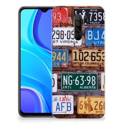 Xiaomi Redmi 9 | Siliconen hoesje | met foto Kentekenplaten