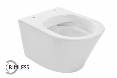 Wiesbaden Vesta-Junior rimless wandcloset 47cm zonder zitt.