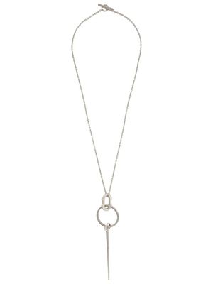 Parts of Four collier Portal à pendentif en pointe - Argent