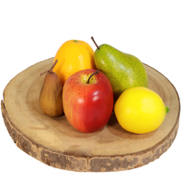 Kunstfruit: Sinaasappel - peer - citroen - rode appel - vijg
