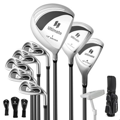 Compleet Golfclubset Rechtshandig voor Dames Golfsets met Draagtas Zwart
