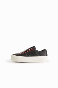 Sneakers met plateauzolen - BLACK - 41