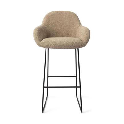 Jesper Home Kushi barkruk H75 Moss Meadow slide black