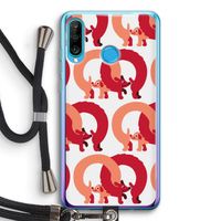 Dogs: Huawei P30 Lite Transparant Hoesje met koord