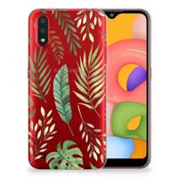 Samsung Galaxy A01 | TPU Case | Leaves