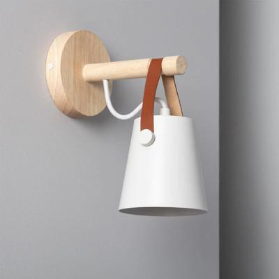 Wandlamp hangend &apos;Tyson&apos; wit modern slaapkamer e27 fitting leeslamp