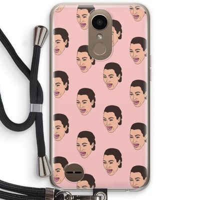 Ugly Cry Call: LG K10 (2017) Transparant Hoesje met koord