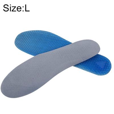 1 paar honingraat demping suède zachte sport schoenen inlegzolen volledige pads grootte: L/41-46yards