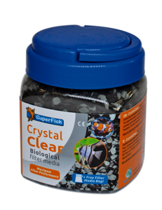 Superfish Crystal Clear Media 500ml - Actief Kool & Zeoliet Filtermiddel voor Aquarium/Vijver