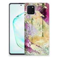 Smartphone hoesje Samsung Galaxy Note 10 Lite Letter Painting