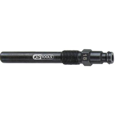 KS Tools 150.3678 Gloeibougieadapter, M10x1,0 met buitenschroefdraad, lengte 75 mm