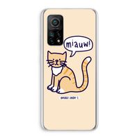Miauw: Xiaomi Mi 10T 5G Transparant Hoesje