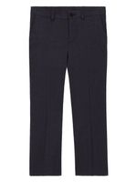 Dolce & Gabbana Kids pantalon chino à coupe droite - Bleu