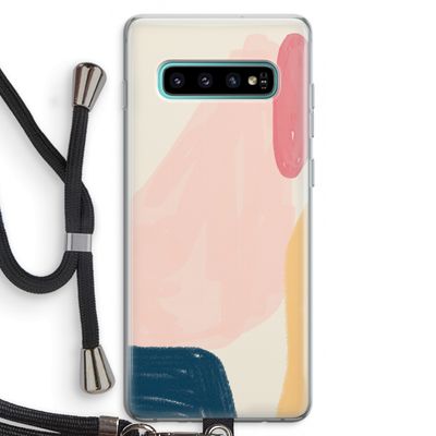 Saturday Flow: Samsung Galaxy S10 Plus Transparant Hoesje met koord